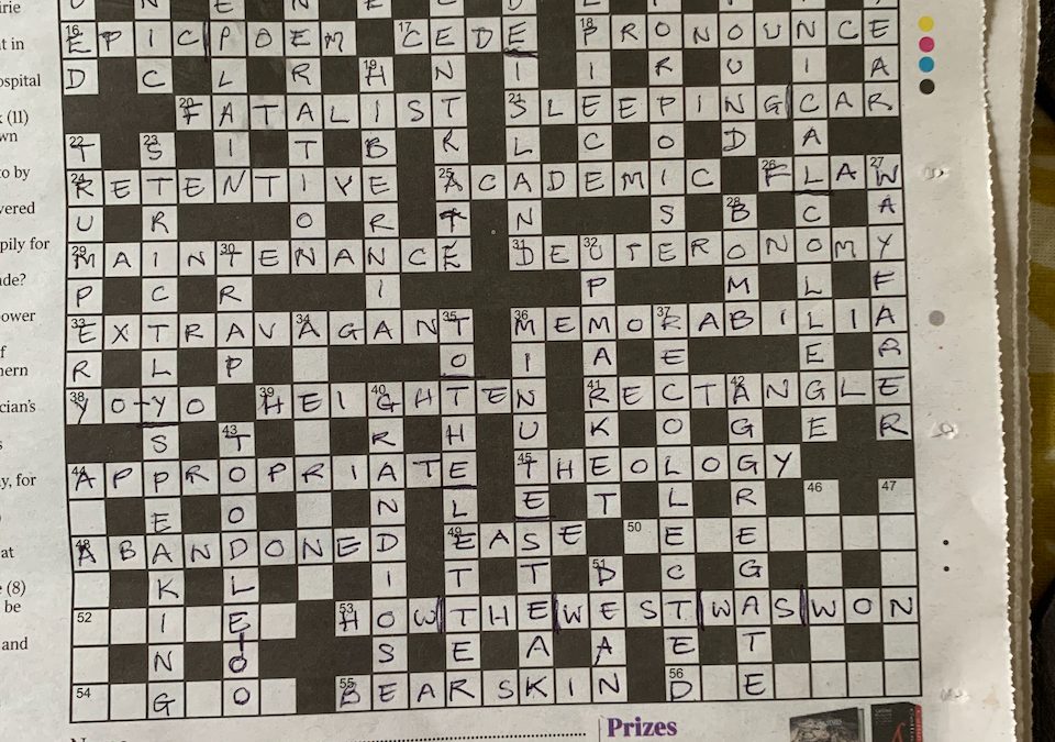 What do you make of cryptic crosswords?